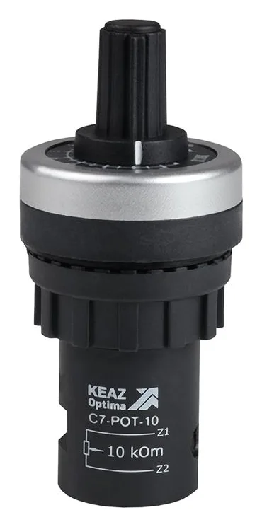 Потенциометр OptiSignal Compact D22 С7-POT-10 10кОм XB4BD912R10K КЭАЗ 362216