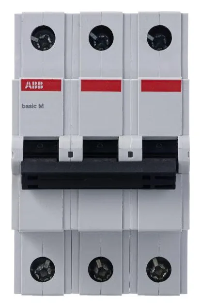 Выключатель автоматический модульный 3п C 20А 4.5кА Basic M BMS413C20 ABB 2CDS643041R0204