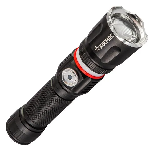 Фонарь ручной аккум. 4Вт T6LED/Li-ion18650 1200мА.ч алюм. КОСМОС KOC811Lit