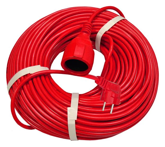 Удлинитель-шнур 1х50м с заземл. 10А IP20 2.2кВт ПВС 3х1 DOMTOK 2495