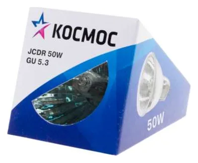 Лампа галогенная JCDR 50Вт GU5.3 220В Космос LKsmJCDR220V50W