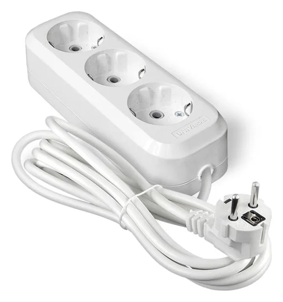 Удлинитель 3х3м с заземл. 10А IP20 У10-554 ПВС 3х0.75 UNIVersal 554-03
