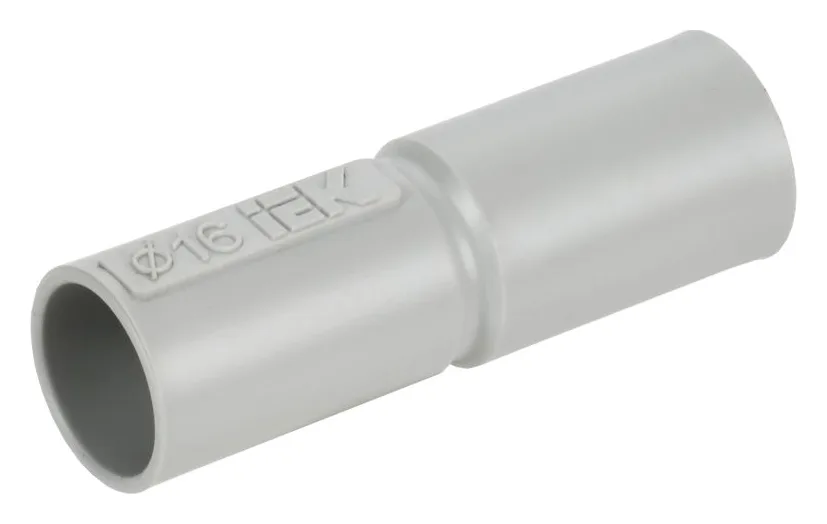 Муфта соединительная для жестких труб d16 GIG-16 ELASTA IEK CTA10D-GIG16-K41-100