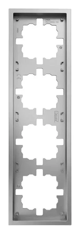 Рамка 4-м ZIMA горизонт. сер. матов. LEZARD 704-7400-149