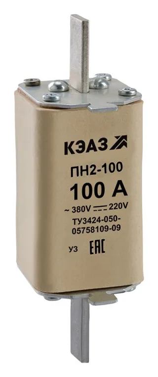 Вставка плавкая ПН2 100 100А У3 КЭАЗ 110863