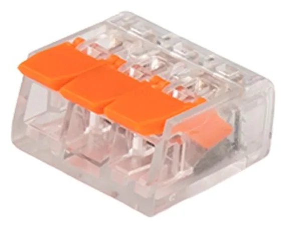 Клемма монтажная рычажного соединения PTC-3P 221-413 450В 32А 0.14-4.0кв.мм JazzWay 5050914