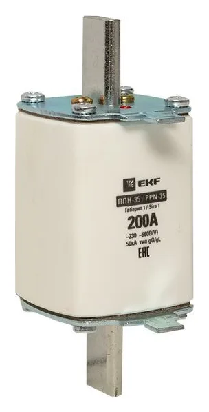 Вставка плавкая ППН-35 250/200А габарит 1 PROxima EKF fus-35/250/200