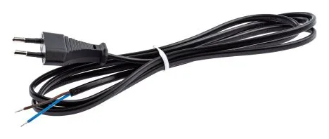 Шнур для бра 1.8м ШВВП 2х0.5 черн. UX-ШВВП-1.8m-B ЭРА Б0044070