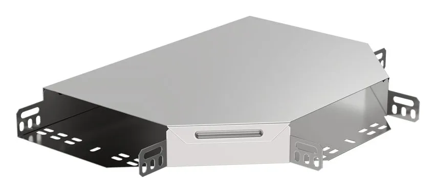 Ответвитель для лотка Т-образ. горизонт. 200х50 с кр. IEK CLP1T-050-200