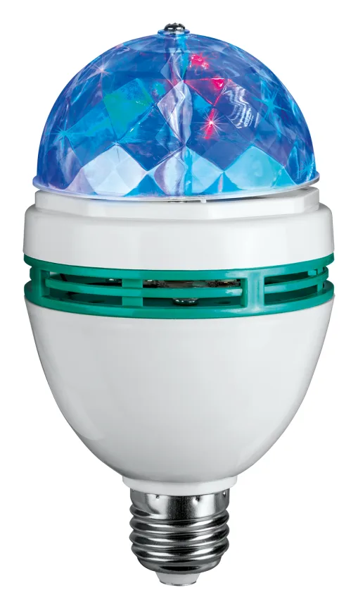 Лампа светодиодная 61 120 OLL-DISCO-3-230-RGB-E27 3Вт ОНЛАЙТ 61120