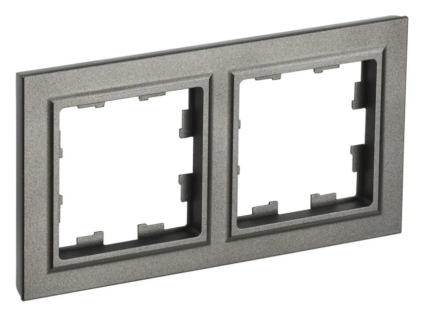 Рамка 2-м BRITE РУ-2-БрШ шампань IEK BR-M22-K37