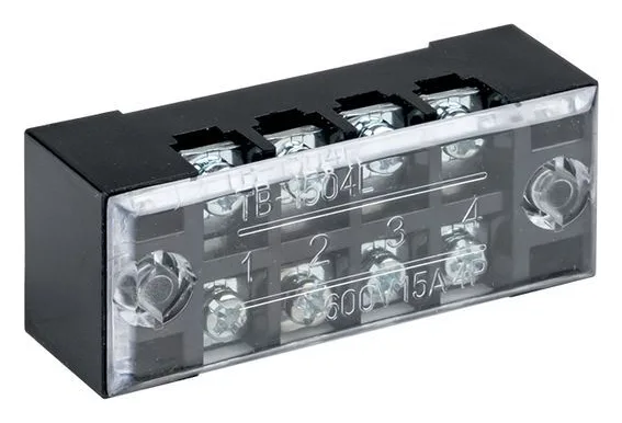 Терминал клеммный TB-1504 до 1.5кв.мм 15А 4 клеммные пары EKF tb-1504