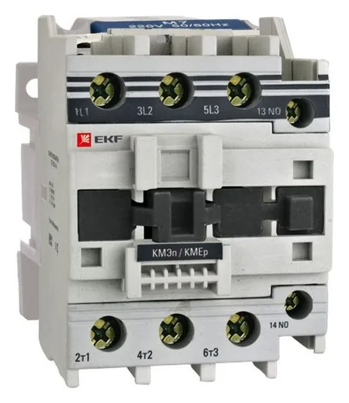 Контактор КМЭп-6 80А кат. 220В DC 1НО+1НЗ EKF ctr-s-80-220-nc-no-p