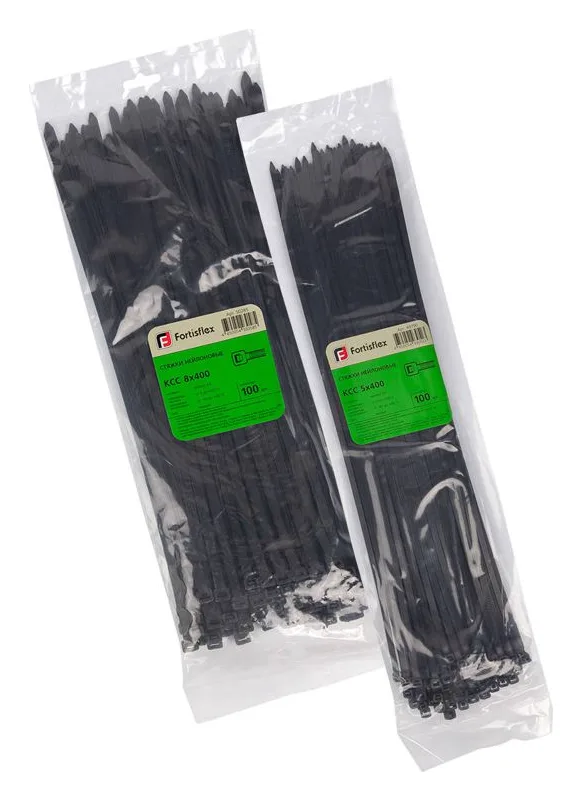 Хомут кабельный КСС 5х350 нейл. черн. (уп.100шт) Fortisflex 49418