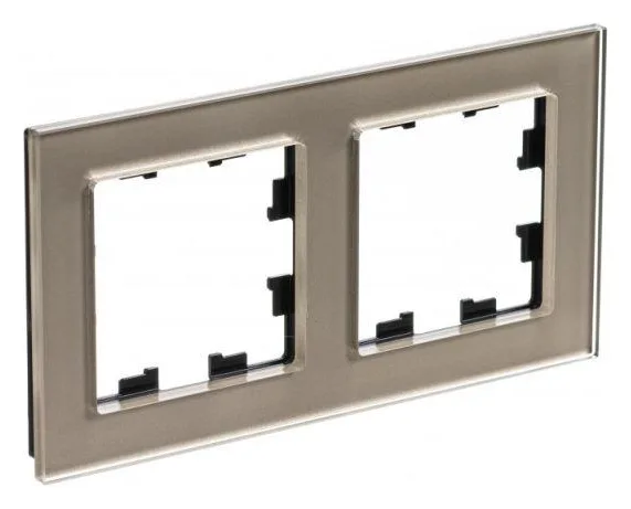 Рамка 2-м AtlasDesign Nature стекло шампань SE ATN320502