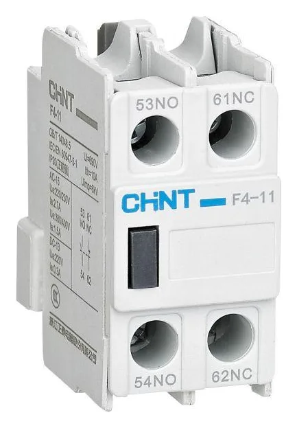 Приставка доп.контакты F4-11 к контактору NC1 NC2 NC8 (R) CHINT 439516