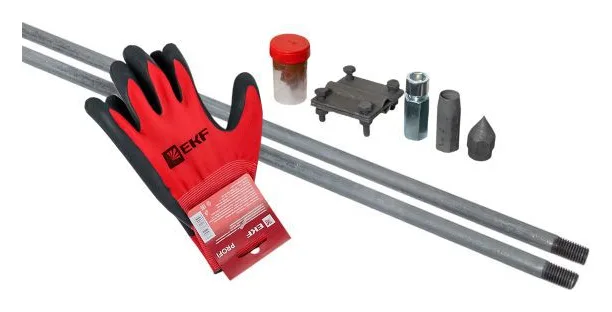 Комплект заземления вертикальный d16 дл.3м (2х1.5м) HZ PROxima EKF gc-21300