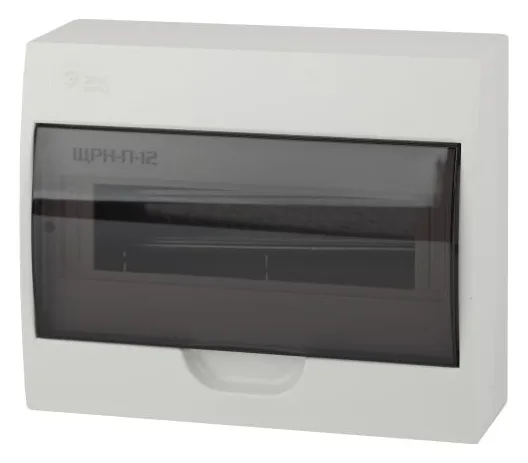 Бокс навесной ЩРН-П-12 12мод. IP41 пластик SIMPLE NO-box_simple-plastic_12_surface BOXS12 Эра Б0041525