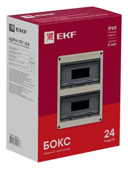 Щит ЩРН-ПГ-24 IP65 EKF pb65-n-pg-24