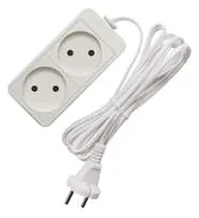 Удлинитель 2х5м без заземл. 6А IP20 1.3кВт ШВВП Союз 481S-0205