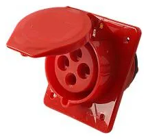 Розетка стационарная СП PPC 414 16А 4п 3PPE 380В IP44 JazzWay 5072954