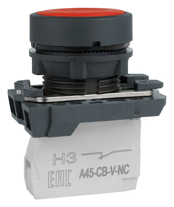 Кнопка OptiSignal D22 C5-P-401 красн. пластик 1НЗ XB5AA42 КЭАЗ 332182