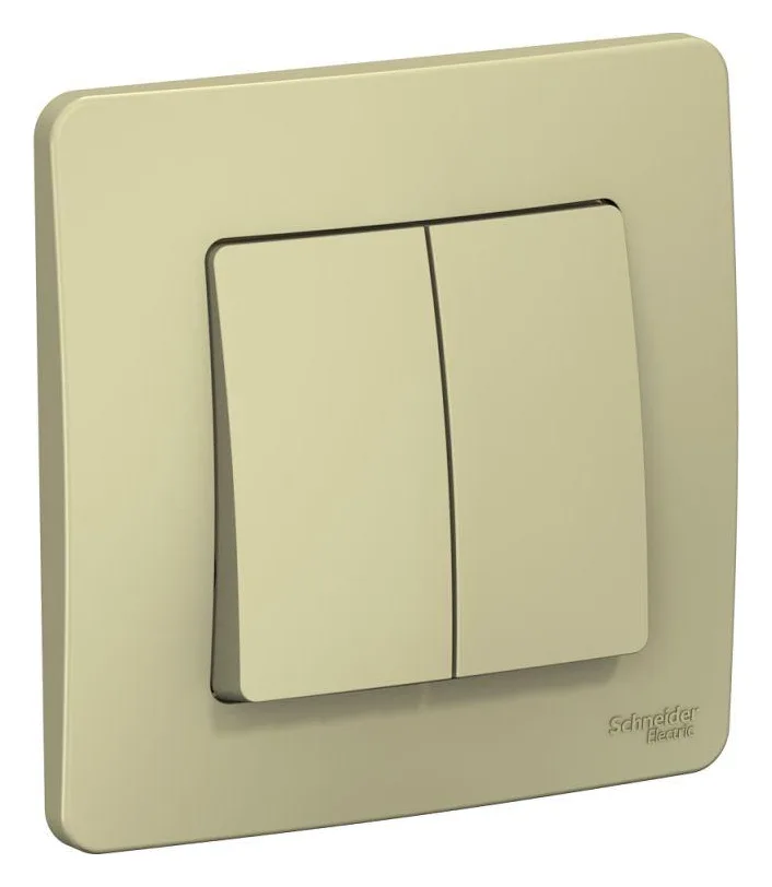 Выключатель 2-кл. СП Blanca 10А IP20 (сх. 5) 250В беж. SE BLNVS010507