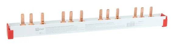 Шина соединительная типа PIN для 3-ф нагр. 63А 12 мод. PROxima EKF pin-03-63-12