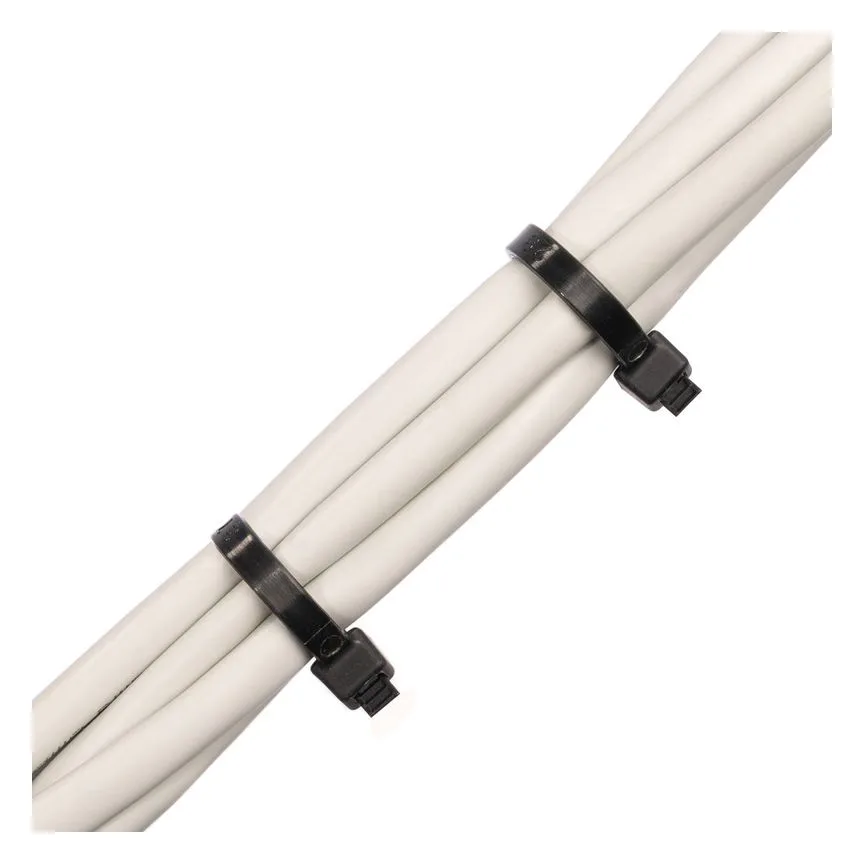 Хомут кабельный КСС 5х200 нейл. черн. (уп.100шт) Fortisflex 49415