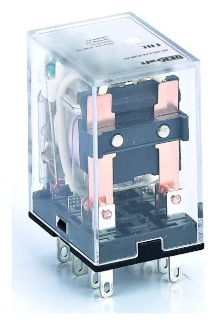 Реле промежуточное ПР-102 5А 24В DC 2 конт. с LED-индикацией DEKraft 23838DEK