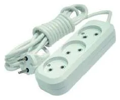 Удлинитель 3х3м без заземл. 10А IP20 Makel MGP123