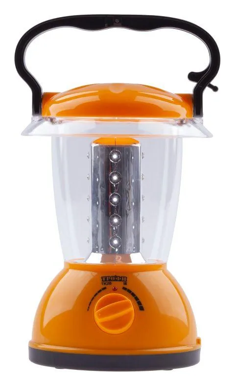 Фонарь аккумуляторный TK20 20LED аккум. 4В 2А.ч ЗУ 220В (картон. упак.) Трофи Б0019541/Б0002591