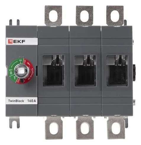 Рубильник 3п 160А без рукоятки управления TwinBlock PROxima EKF tb-s-160-3p