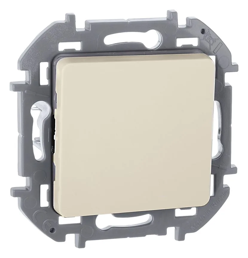 Выключатель 1-кл. Inspiria 10А IP20 250В 10AX механизм сл. кость IEK 673601
