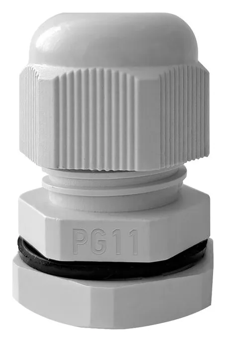 Ввод кабельный (сальник) PG-11 IP68 сер. TOKOV ELECTRIC TKE-PG-11-G