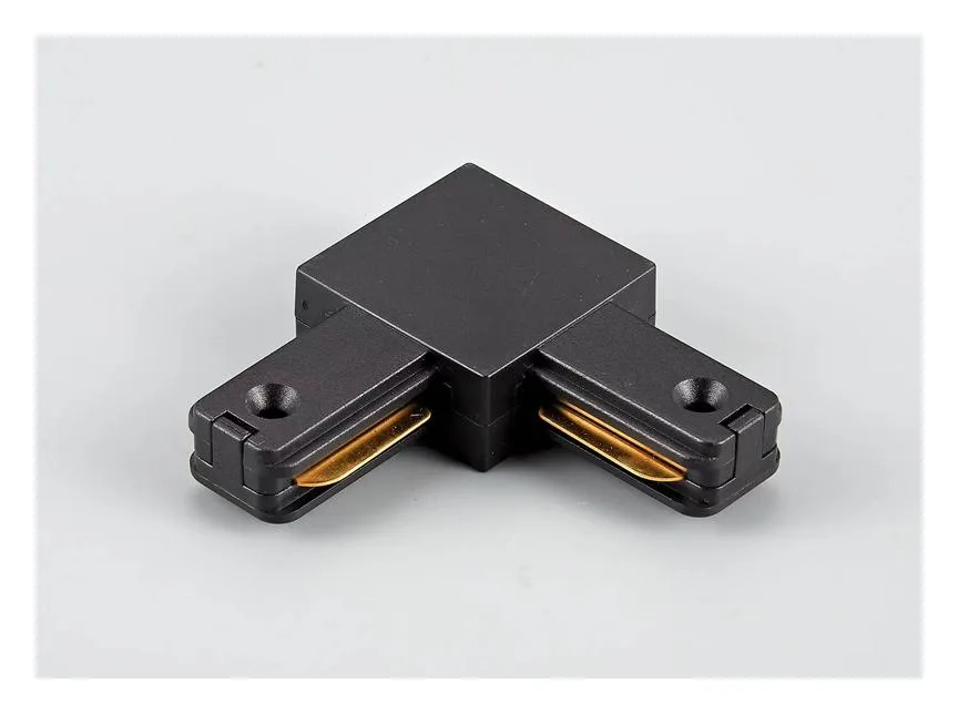 Коннектор L-образный PTR P CL-BL пластик черн. JazzWay 5052116
