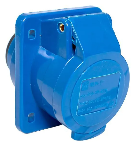 Розетка скрыт. уст. 16А 220В 2P+РЕ IP44 (413) EKF ps-413-16-220