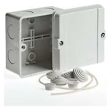 Коробка ОП Тусо распаячная 98х98х60мм сер. IP65 Ruvinil 67048