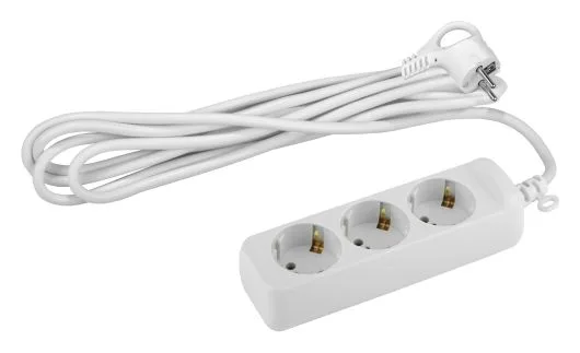 Удлинитель 3х1.5м с заземл. 10А IP20 UX-3e-1.5m ПВС 3х0.75 Эра Б0038575