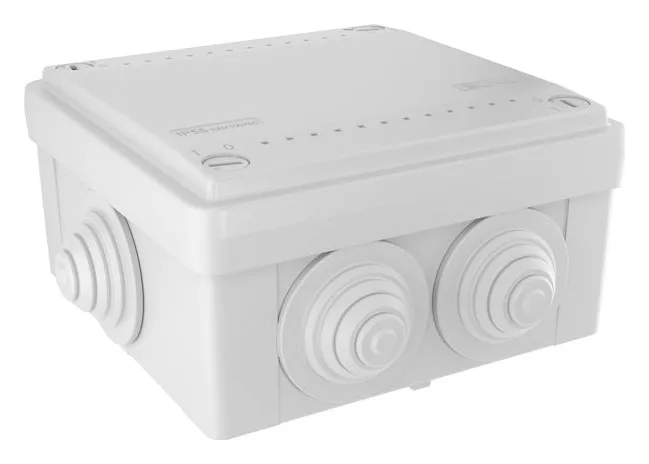 Коробка ответвит. с 6 кабельными вводами д.25мм IP55 100х100х50мм DKC 53801