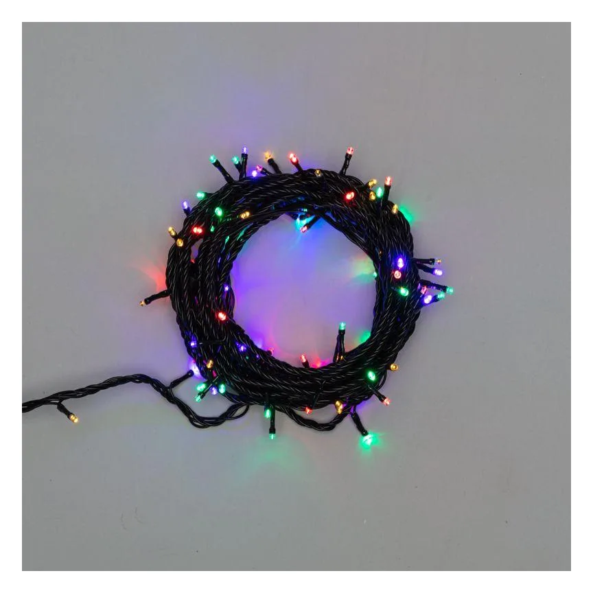 Гирлянда светодиодная управляемая"Нить" 10м 100LED мультиколор 10Вт 220-240В IP65 8 режимов провод ПВХ черн. (нужен контроллер 217-204) Neon-Night 303-139