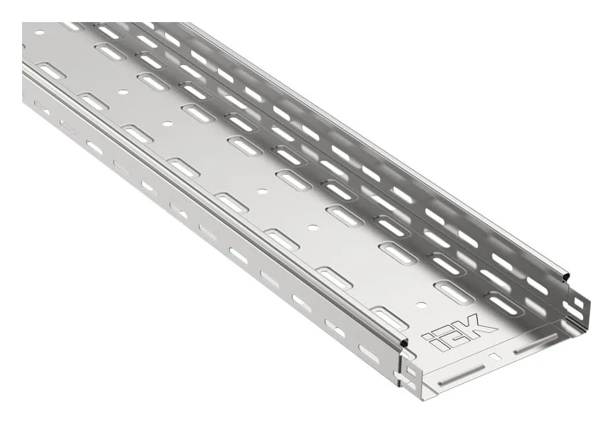 Лоток листовой перфорир. 200х50 L3000 сталь 1мм оцинк. IEK CLP10-050-200-100-3