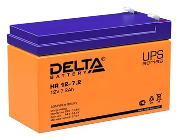 Аккумулятор UPS 12В 7.2А.ч HR 12-7.2 Delta 4614010180011