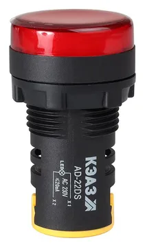 Лампа AD22DS(LED) матрица 22мм 24В AC/DC крас. КЭАЗ 303939