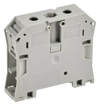 Колодка клеммная CTS ARMAFIX 70кв.мм сер. IEK YCT10-00-K03-070