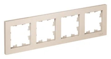 Рамка 4-м AtlasDesign универс. беж. SE ATN000204