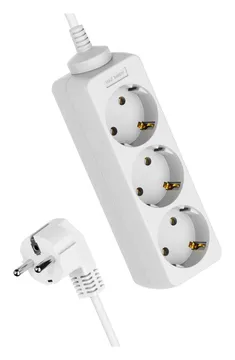 Удлинитель 3х3м с заземл. 16А IP20 ПВС 3х1 КОСМОС YKsm3m-3g-Z(K)