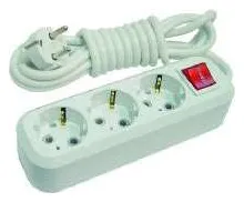 Удлинитель 3х3м с заземл. 16А IP20 с выкл. Makel MGP213