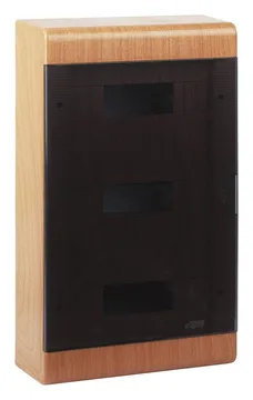 Щиток ОП Тусо 36мод. с двер. 520х303х117.5мм IP40 бук на светл. основе Ruvinil 68036-38М