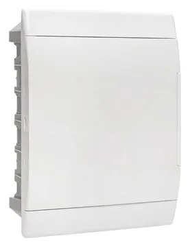 Щит ЩРВ-П-24 IP41 бел. дверца (пром. упак.) Basic EKF pb-v-24w-bas